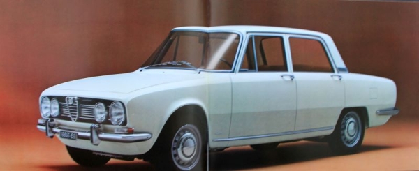 Alfa Romeo 1750 Modellprogramm 1971 Automobilprospekt (7330)
